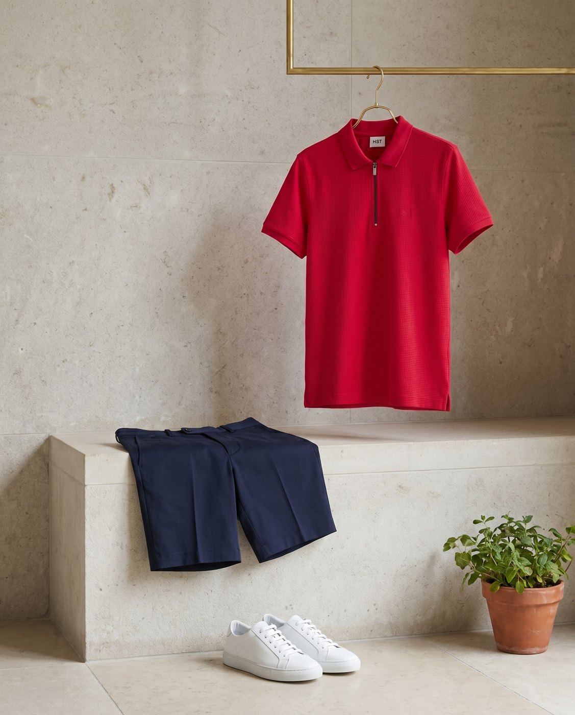 Sportswear flat-lay